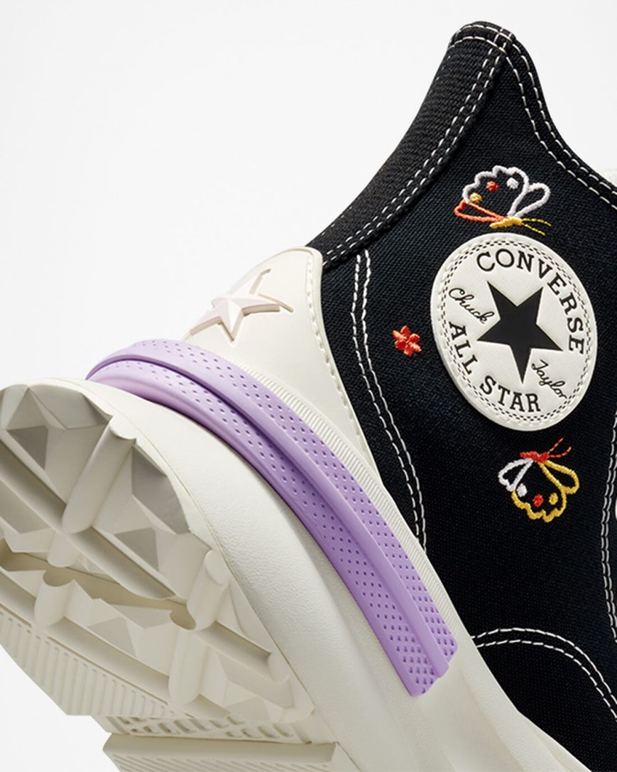 Topanky Na Platforme Converse Run Star Legacy CX Butterfly Wings Vysoke Damske Čierne | SK NWPXQ5